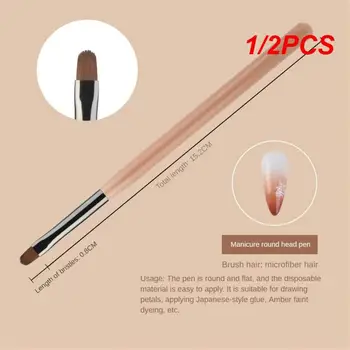 1/2PCS fényterápiás toll 16,00*1,00*1,00 cm Könnyen kezelhető Széles körben használt Rajzoljon gyönyörű vonalakat Tartós minőségű manikűr eszközök