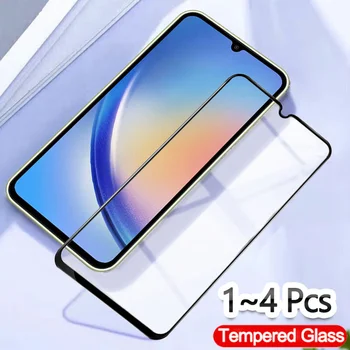 1 ~ 4 db üveg, védőüveg A34-hez A33 A32 5G képernyővédő fólia A32 4G Samsung Galaxy A33 5G edzett üveg film A34 5G