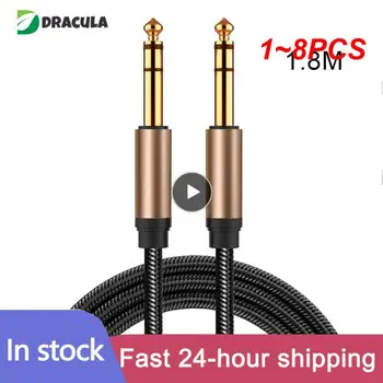 1 ~ 8PCS Poyatu vezetékes vezeték aux 3.5mm - 2.5mm audio kábel AKG K361 fejhallgatóhoz Kábelfrissítés csere kábelek 6.35mm