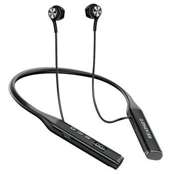 100 óra Bluetooth 5.3 fülhallgató nyakpántos fejhallgató zajszűrő sport fejhallgató vésztöltéssel