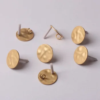 10db kézzel készített fülbevaló csatlakozók arany színű ötvözet fülbevaló alap fülbevaló beállítások barkácsoláshoz ékszerkészítési kiegészítők
