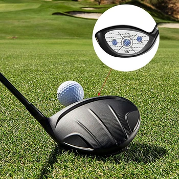 10Pcs Golf Impact matricák Matrica Túlméretezett címkék Roll Balls ütő felvevő férfiaknak Női Golf gyakorló kiegészítők