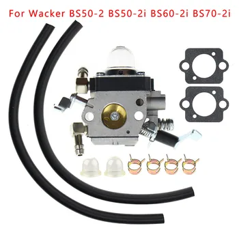 11Pcs karburátor készlet Wacker BS50-2 BS50-2i BS60-2i BS70-2i HDA 242 Carb tömítés üzemanyagcső alapozó izzó