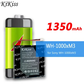 1350mAh KiKiss nagy teljesítményű akkumulátor Sony WH-1000xM3 WH-XB900N WH-CH710N