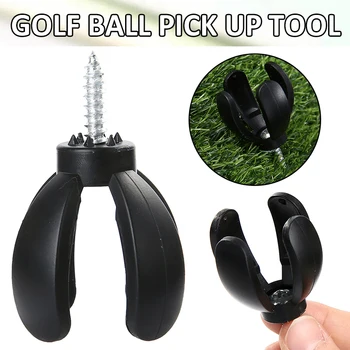 1db csere golflabda felvevő ereszcsatorna Kiváló minőségű golflabda pálya markolat szopó karom Golf labdafogó szerszám kellékek