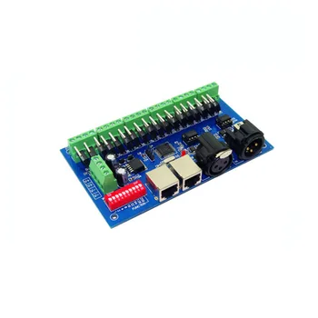 1X 18CH RGB dmx512 vezérlő DC5-24V bemenet 6 csoport 3 csatorna RGB DMX512 dekóder ingyenes szállítás