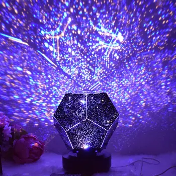 2022 Új Star Sky projektor Romantikus kozmosz éjszakai lámpa LED vetítőlámpa hálószoba dekoráció hordozható lakberendezés Gyermek ajándék