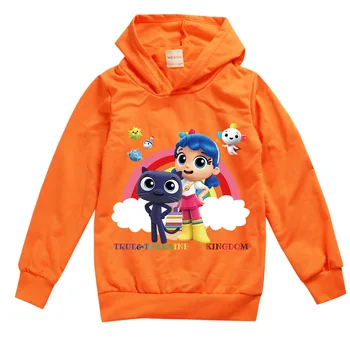 2023 Őszi divat igaz és az anime szivárványos kapucnis pulóver gyerek anime vicces pulóver tinédzser fiúk kapucnis pulóverek lányok alkalmi kapucnis kabátok