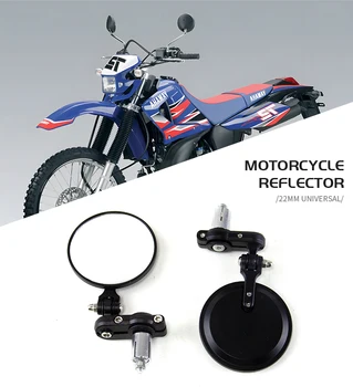 2db motorkerékpár fekete univerzális robogó hátsó visszapillantó tükör kerek oldalsó tükör zuhanásgátló összecsukható motocross kiegészítők tükör