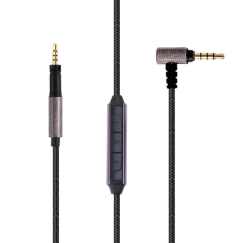 3,5 mm-es dugó 2,5 mm-es fülhallgató-kábelhez Sennheiser Momentum2.0 fejhallgatóhoz ezüstözött OFC-huzalleejtő szállítás