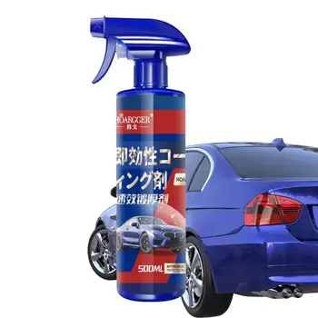 3 az 1-ben kerámia bevonat spray 500ml karcmentes kerámia tisztítás autókhoz Motorkerékpárok polírozott magas védelmet nyújtó autóvédő bevonat