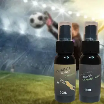 30ml Kapus kesztyű spray Futball markolat spray kesztyű tapadó markolatú kesztyű ragasztó a fokozott ragacsossághoz kapusképzéshez