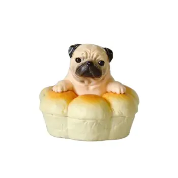3D kenyér mopsz kutya szilikon penész fondant csokoládétorta dekoráció cukorka tészta sütőforma DIY gyanta polimer