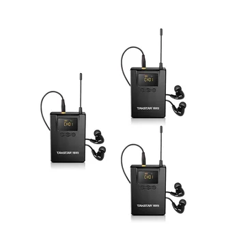 3db zsebvevő WPM-300 vezeték nélküli fülbe helyezhető rendszerhez Szinkrontolmácsoló berendezés