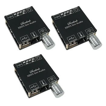 3X XY-C50L MINI Bluetooth 5.0 vezeték nélküli audio digitális teljesítményerősítő sztereó kártya 50Wx2 Bluetooth erősítő 3.5MM USB