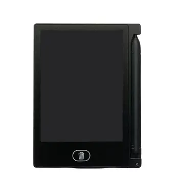4 4 hüvelykes LCD Írótábla Elektronikus rajztömb Írás Tablet Gyerekek Rajz Családi Jegyzettömb Ismételt használat