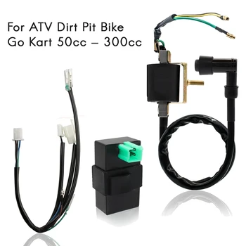 4-pólusú CDI doboz gyújtótekercs kábelköteg készlet quad ATV dirt pit bike-hoz Go Kart 50Cc - 300Cc Lifan
