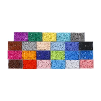 40g 5mm négyzetgyanta mozaik csempe Többszínű mozaik csempe DIY mozaikkészítéshez Kézműves hobbi Művészetek dekoráció