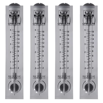 4X 0,5-5 GPM 2-18 LPM vízáramlás panel tartó típusú áramlásmérő
