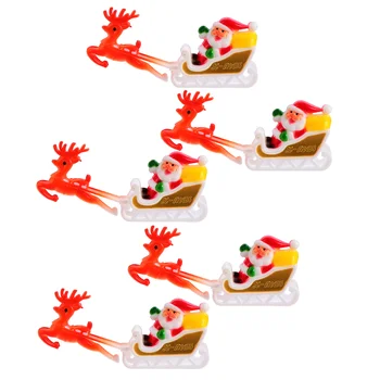 5 db 3D torta feltétek Karácsonyi torta válogatás Mikulás torta dekoratív feltétei