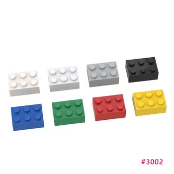 52db Kis építőelemek 2x3 pont vastag figurák Kockák Oktatási Kreatív méret Kompatibilis a Lego DIY játékokkal Tartozék3002