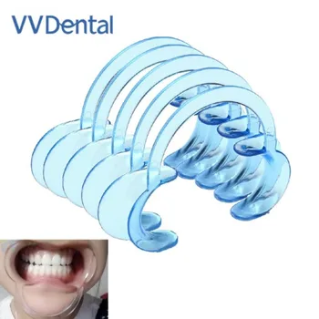 5db Fogászati szájnyitó C alakú fogászati ajak arcvisszahúzók fogszabályozó szájterítő ajaknyitó szájtisztító eszköz