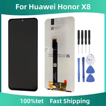 6.7 hüvelykes X8 2022 kijelző Huawei Honor X8 Lcd érintőképernyős digitalizálóhoz TFY-LX1 TFY-LX2 TFY-LX3 szerelvény szerszámokkal