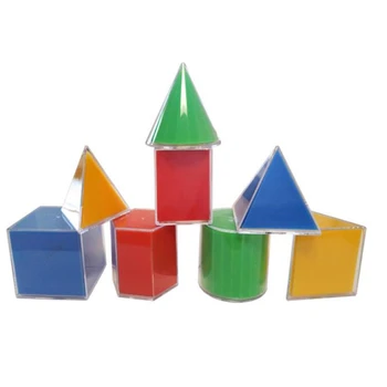 8db Geometriai modell Szerelje szét a kocka hengerkúpját Játék Matematikai források Tanulás Oktatási Dropship