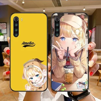 Anime Amelia Watson Phone Case Xiaomi Mi 13 12 12S 12T 11T 10T 9T Lite Pro Ultra Poco F3 F4 F5 X4 GT Black Soft Cover Funda