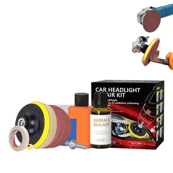  Autó fényszóró helyreállítása lengyel készlet Autó fényszórók 30ml60ml polimer folyékony fényszórók Autó fényszóró polírozó javító készlet