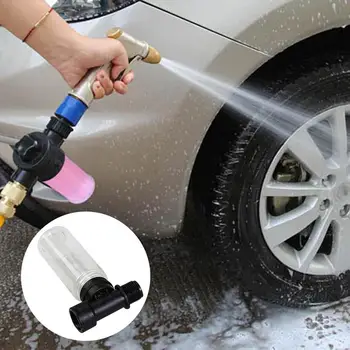 Autómosó habgenerátor Autómosó hóhab spray palack Gyorsan csatlakoztatható beépített gomb permetező tisztításához HóhabSzerszám 