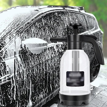 Autómosó tisztító eszköz habszóró öntözés 2L doboz habgenerátor parkparti hóhab öntözéséhez kerti vizes palack