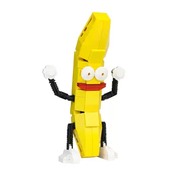 Banán és tánc szobrok Model 124 Építőjátékok készlet MOC építés