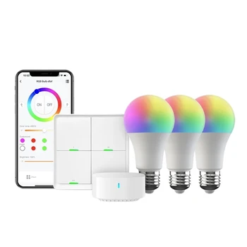 BroadLink FastCon Light RGB Smart Starter Kit Alexával, Google Assistant Smart Home SKE26/27 intelligens otthon