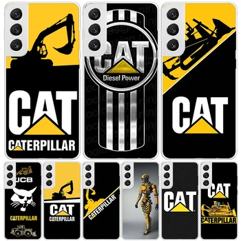 Caterpillar logós telefontok Samsung Galaxy S20 FE S21 S22 S23 Ultra S10 Lite S9 S8 Plus S7 Edge + Art Coque Fundas