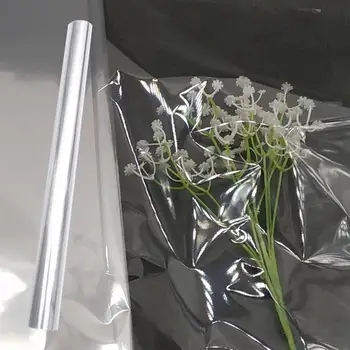 celofán csomagolópapír tekercs átlátszó ajándékkosár virág átlátszó kosarak műanyag karácsonyi cselló Verpackungsfolie
