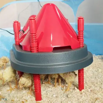 Csirke Brooder melegítő Anti-Roost kúp készlet csirke Coop melegítő párna állítható magasságú baromfi inkubátor fűtőlap baba számára