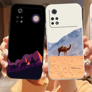 Desert Camel Phone Case Xiaomi PCOO F3 F4 F5 M3 M4 M5 X3 X4 X5 MIX 3 4 X2 M2 GT Pro 4G 5G tok Funda Shell Capa