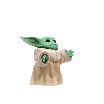 Diystar Wars Baby Yoda Gyermek Animáció Töltelék Akció Humanoid Játék Yoda Master Mandalo baba játékok Karácsonyi és újévi ajándékok