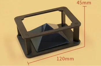 Diák tudományos kísérlet kézikönyv szabad szemmel DIY gyártási anyagcsomag gyermekek házi készítésű 3D holografikus projektor varázslat