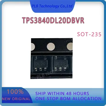 Eredeti TPS3840 Integrált áramkör TPS3840DL20DBVR SOT23-5 IC chip Új felügyelő és alaphelyzetbe állítás IC-k Elektronikus készlet
