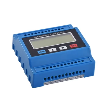  falra szerelhető külső klip ultrahangos áramlásmérő vízhőmérő ultrahangos LCD digitális kijelző folyadék áramlásmérő
