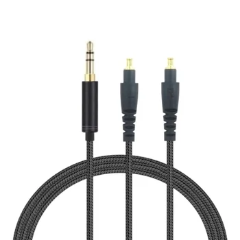  Fejhallgató-kábel MSR7b / SR9 / ESW990h / ES770h / ESW950 / ES750 fejhallgatókhoz Nylon fonott huzal A2DC csatlakozók