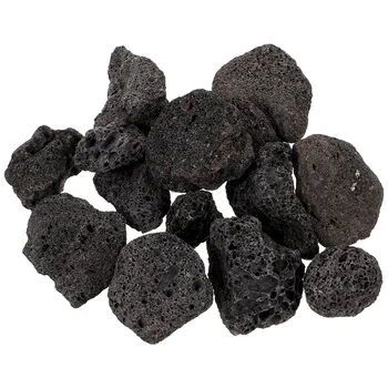 Fekete lávakövek Természetes lávakövek Dekoratív tereprendezési sziklák Vulkanikus kőzet Tűztálak Tűzrakóhelyek Gáz rönkkészletek beltéri vagy