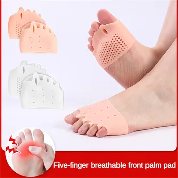  fájdalomcsillapító védő újrafelhasználható tartós elülső lábpárna lélegző Kényelmes magas sarkú cipőben Azonnali lábfájdalomcsillapító szilikon