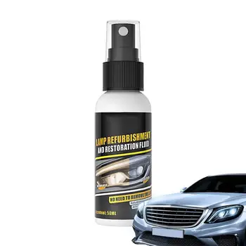  fényszóró helyreállító spray tartós 50ml autó karceltávolító hőálló védő fejfénytisztító autókhoz UV Prote