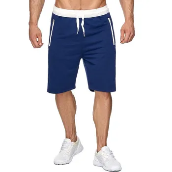 Férfi nyári sportnadrág Plus size laza kényelmes nyaralási rövidnadrág Kiváló minőségű személyiség cipzáras zsebes melegítőnadrág