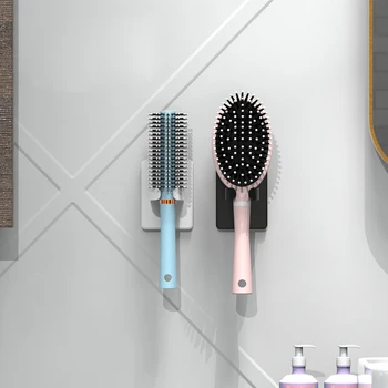 Fürdőszoba fésűrendszerező Perforáció szabad levegő párna fésűtartó Luxus fürdőszoba falra szerelhető légpárna fésű tartó