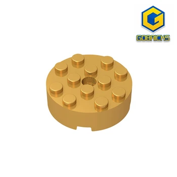 Gobricks GDS-952 Építőelem, kerek 4 x 4 lyukkal, kompatibilis a LEGO 87081 játékokkal Építőelemeket szerel össze Műszaki