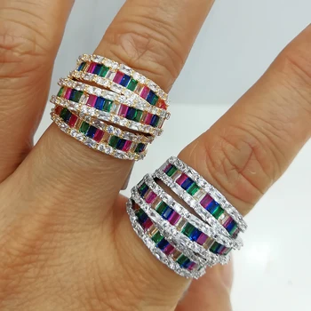 GODKI Luxus leopárd merész gyűrűk cirkónium kövekkel 2022 Női eljegyzési parti ékszerek Magas ékszerfüggőség